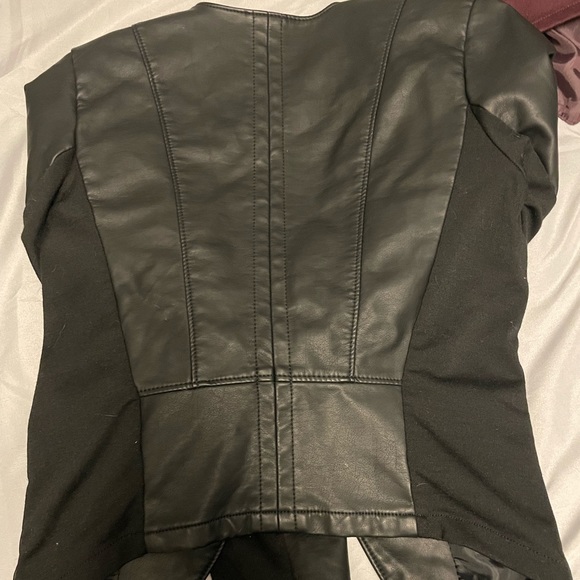 NEW - Dynamite Faux Leather Jacket - Picture 2 of 2